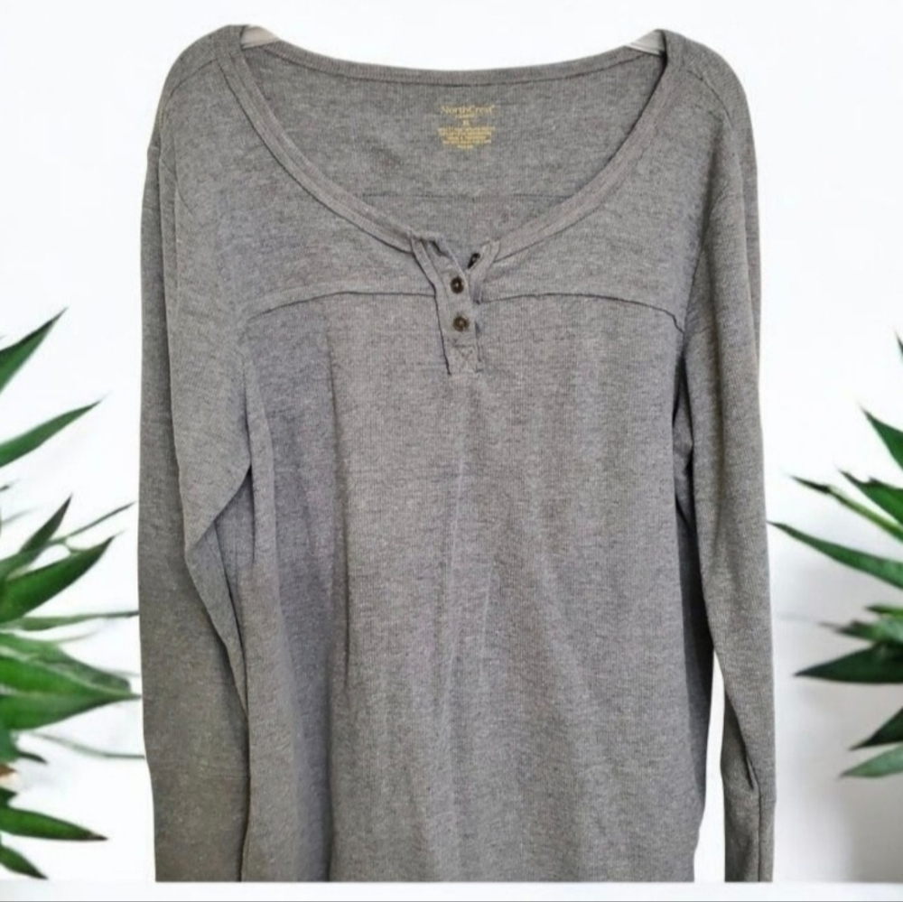 Northcrest Waffle Knit long sleeve T-shirt size XL